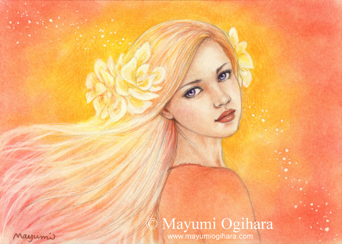 Sunset Blossoms by Mayumi Ogihara